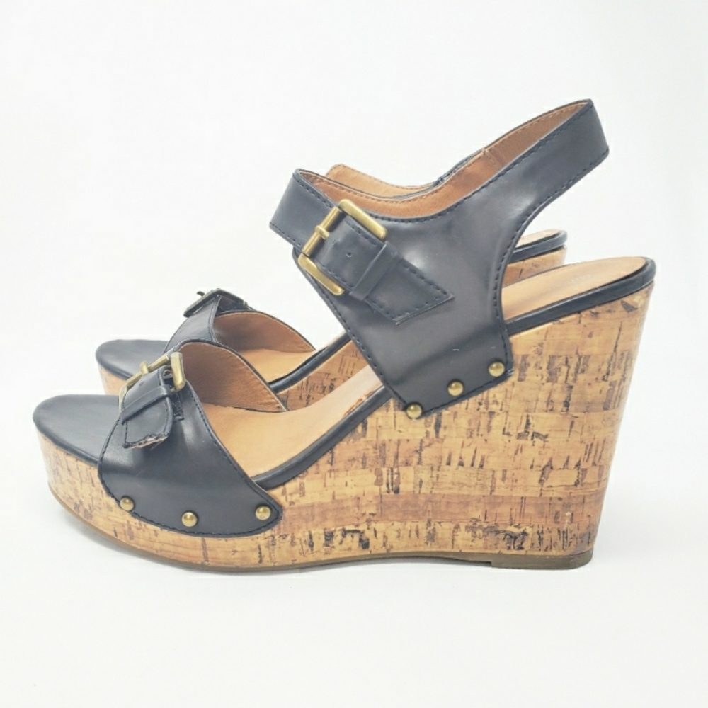 Cork wedge sandals - Picture 2 of 5